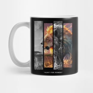 Lion face - “Hunt for power” Mug